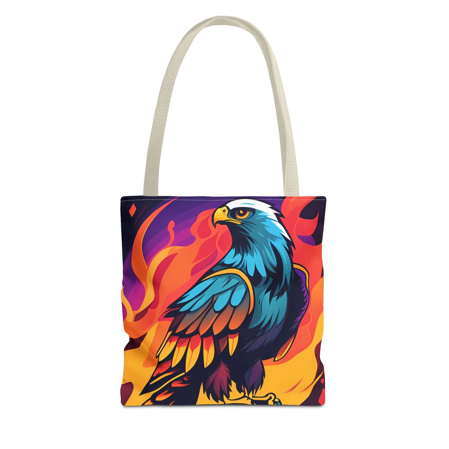 Bold Eagle Fire Tote Bag