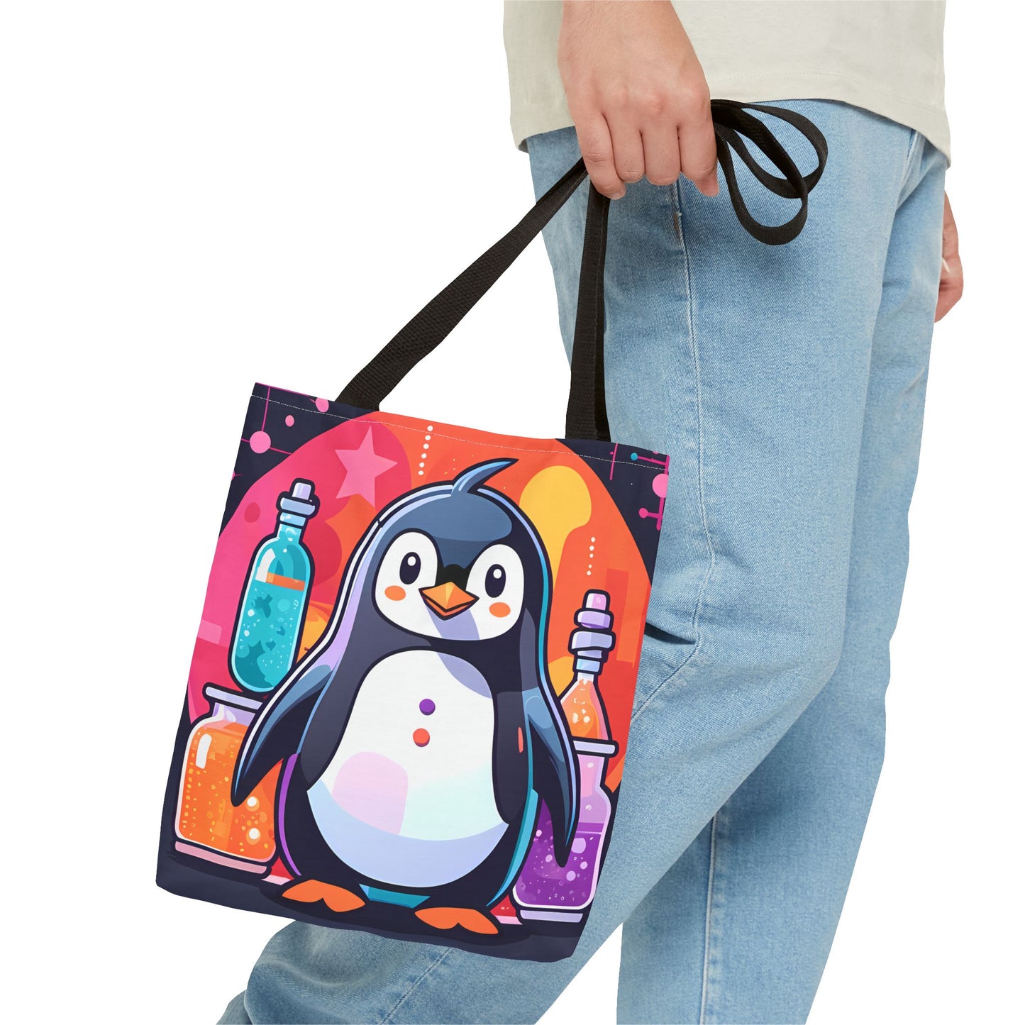 Science Penguin Tote Bag
