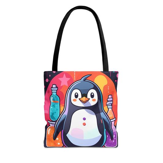 Science Penguin Tote Bag