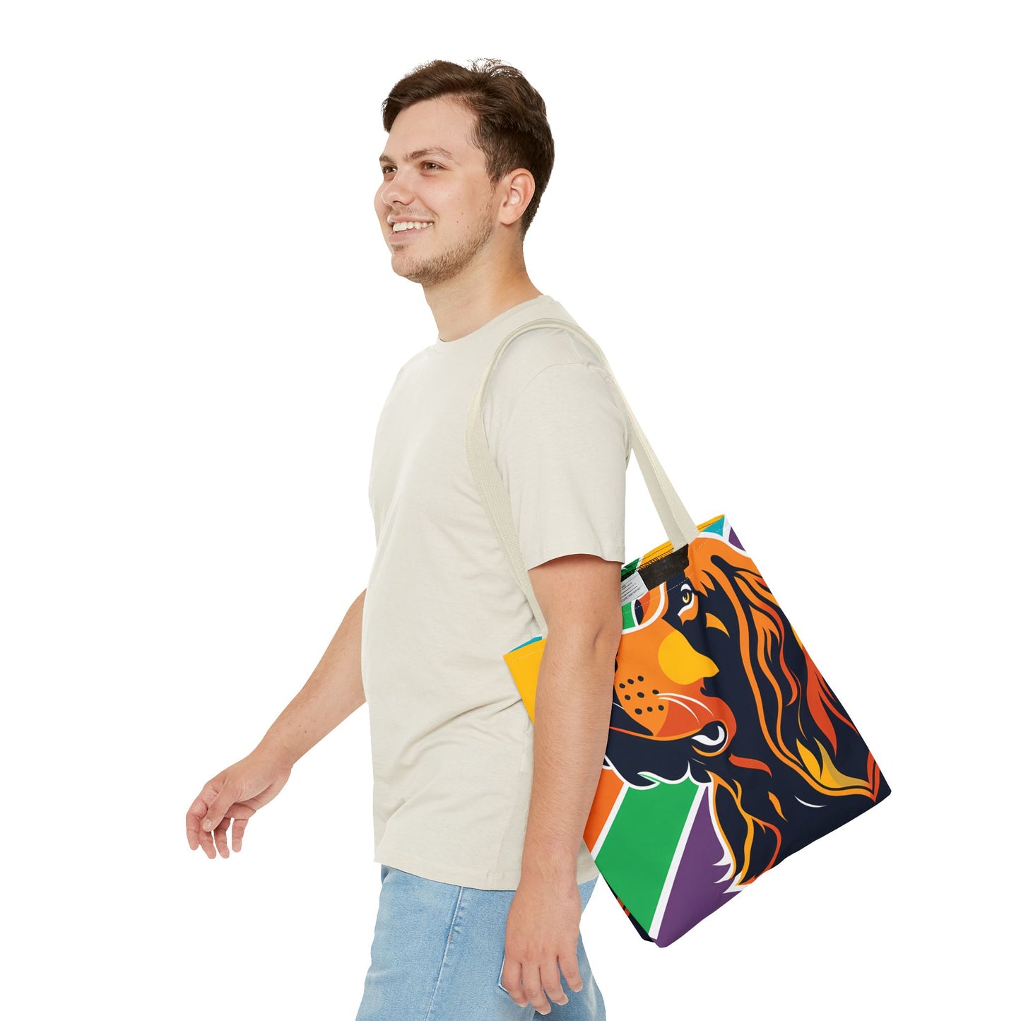 Colorful Irish Setter Tote Bag