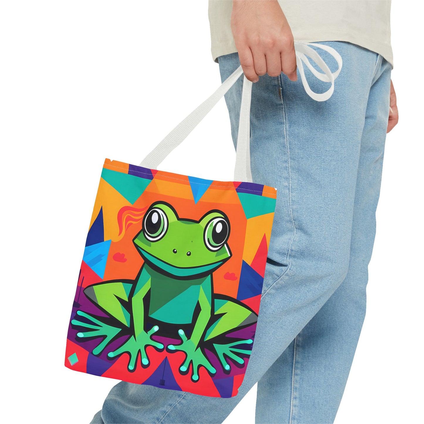 Vibrant Tree Frog Tote Bag