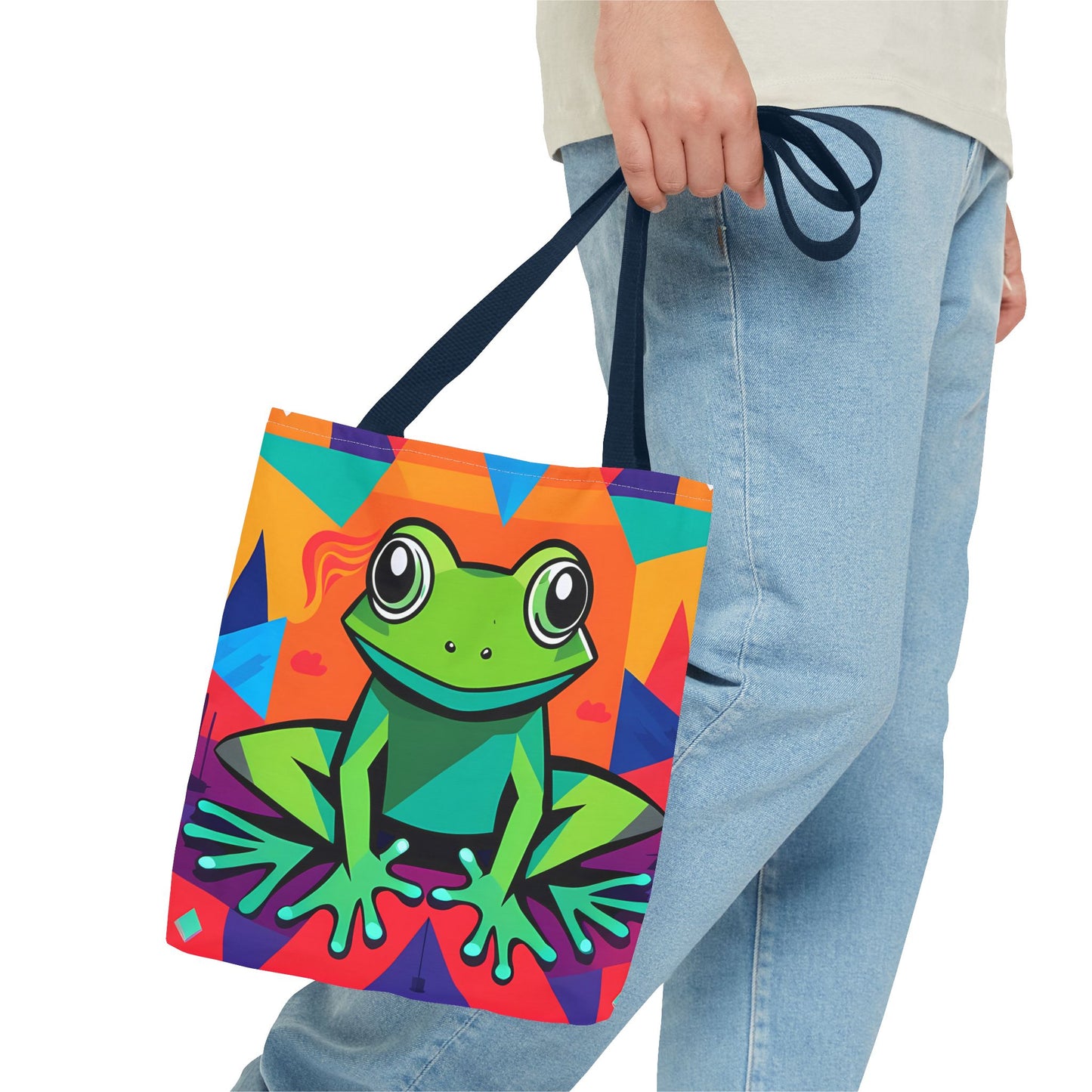 Vibrant Tree Frog Tote Bag