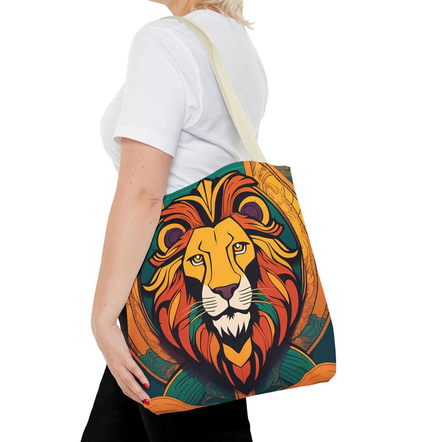 Regal Lion Art Tote Bag