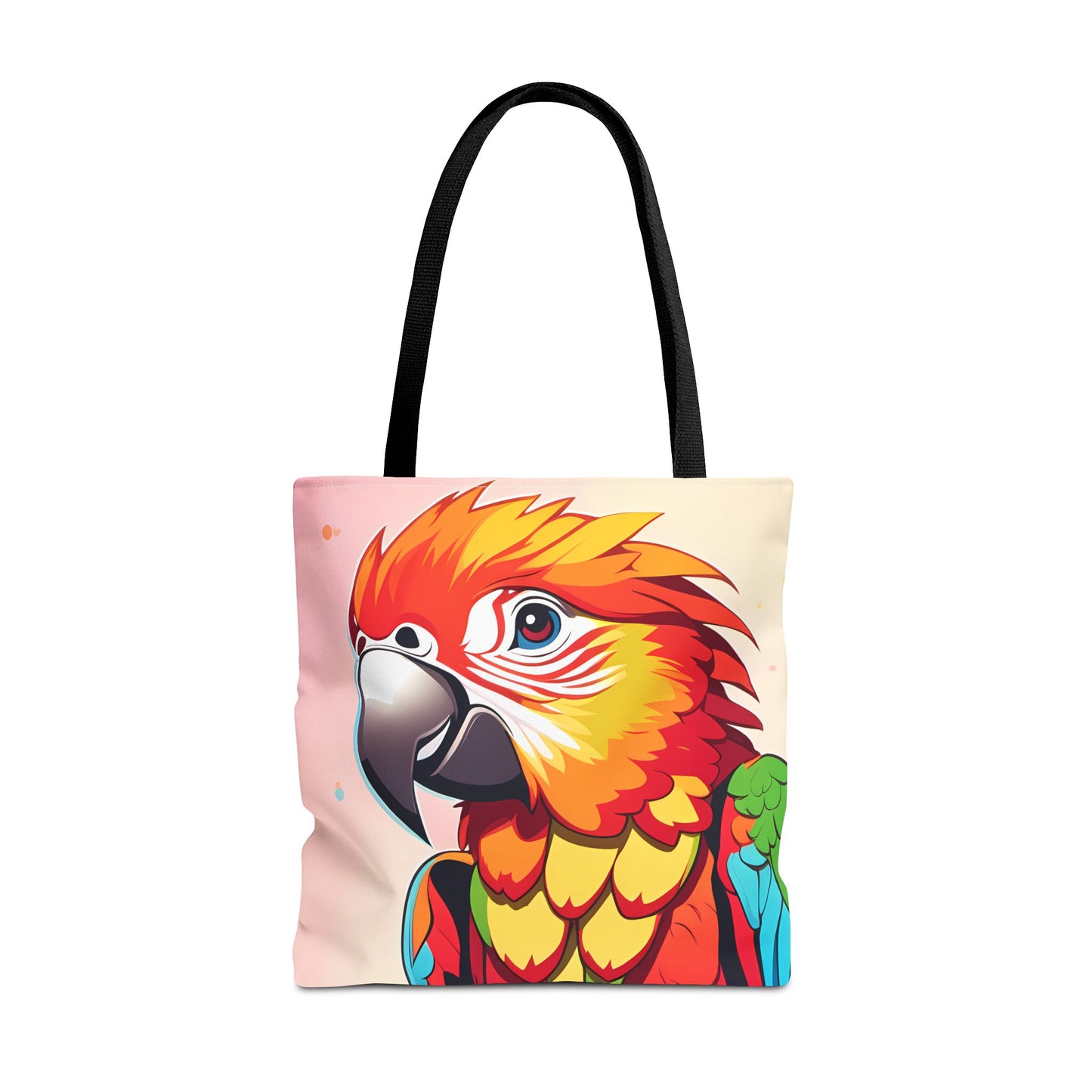 Pretty Parrot Print Tote Bag