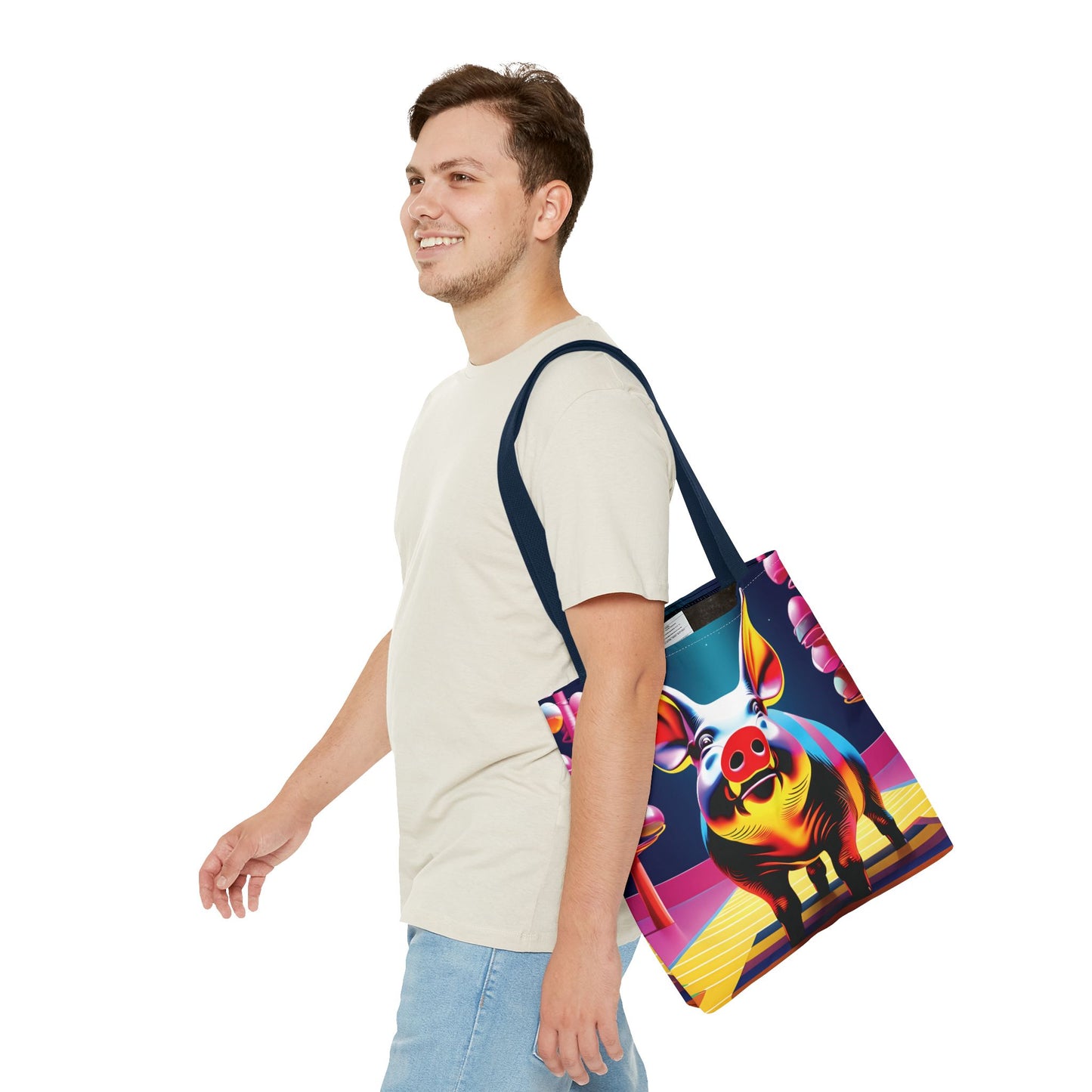 Pop Art Piggy Tote Bag