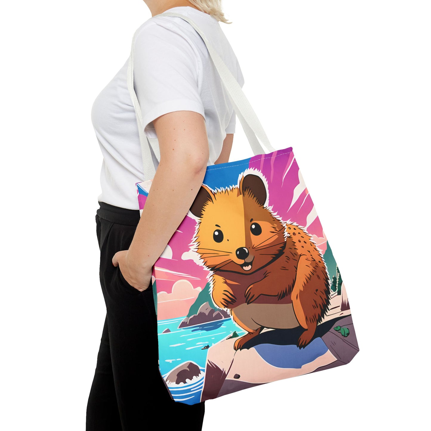 Cheery Quokka Tote Bag