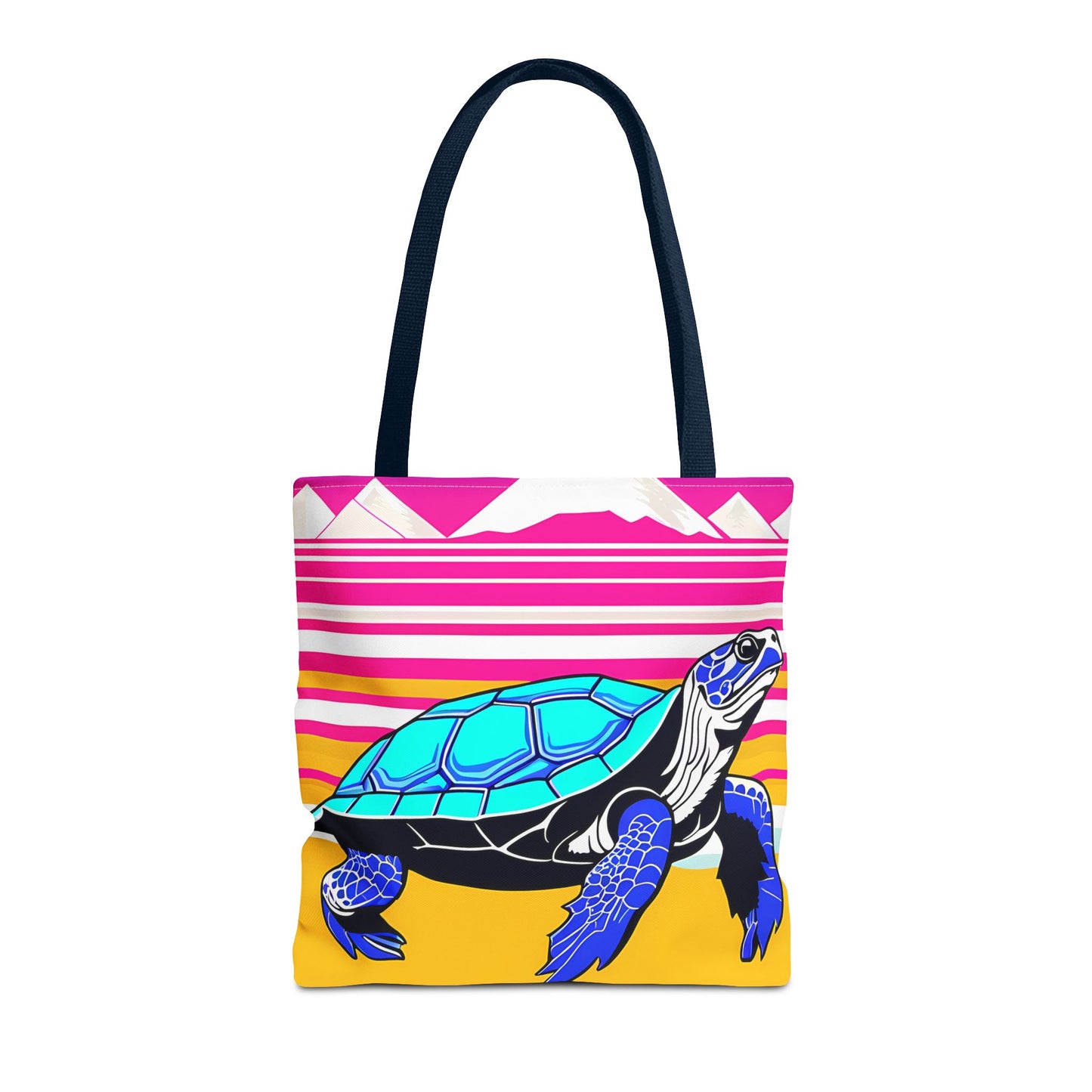 Retro Turtle Beach Tote Bag