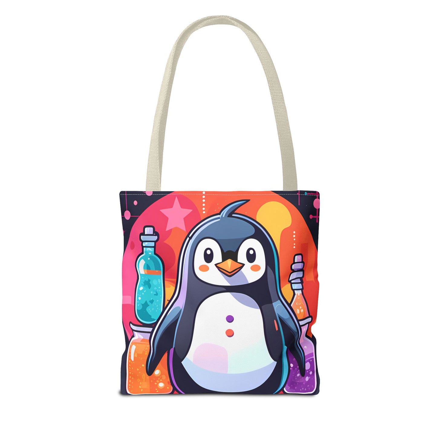 Science Penguin Tote Bag