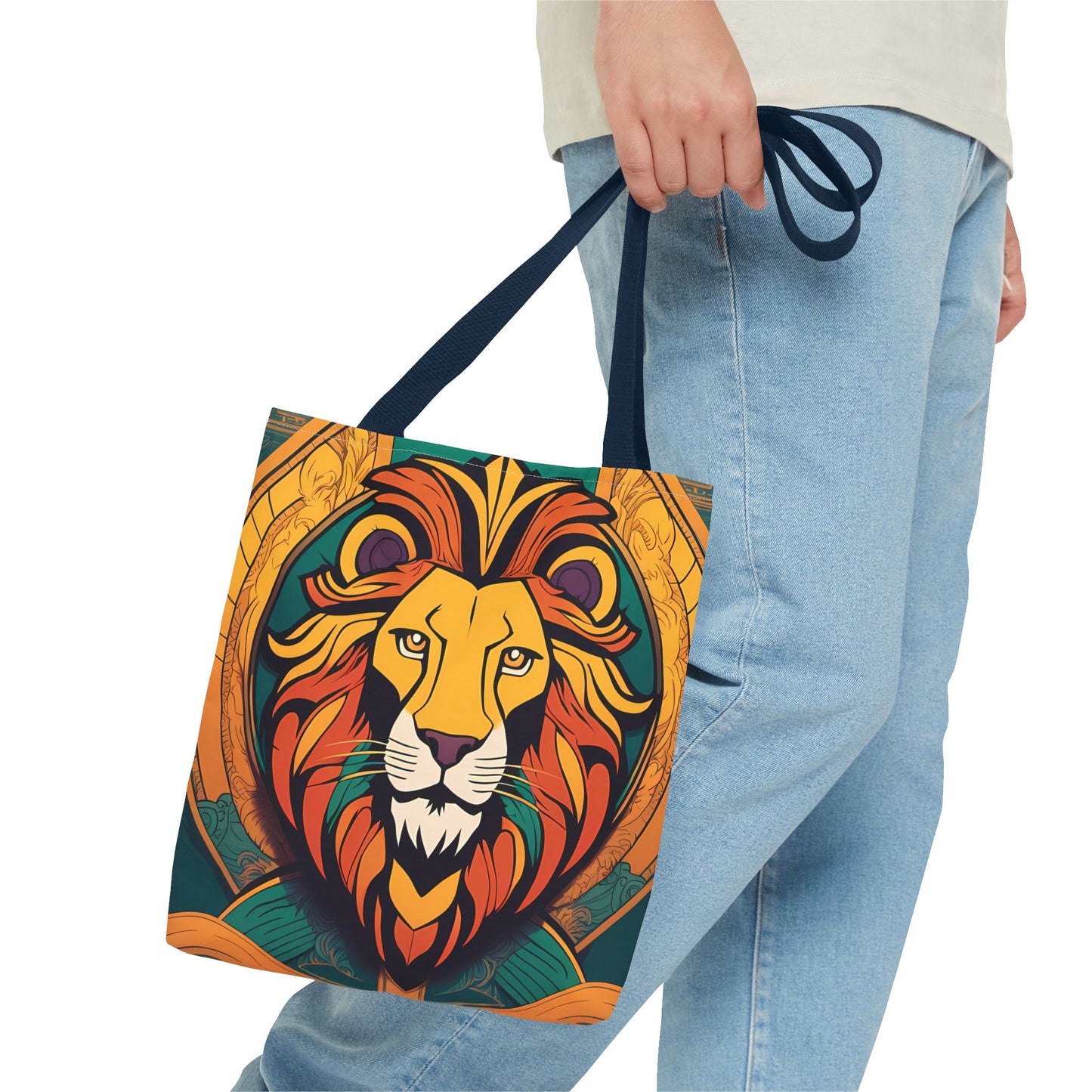 Regal Lion Art Tote Bag