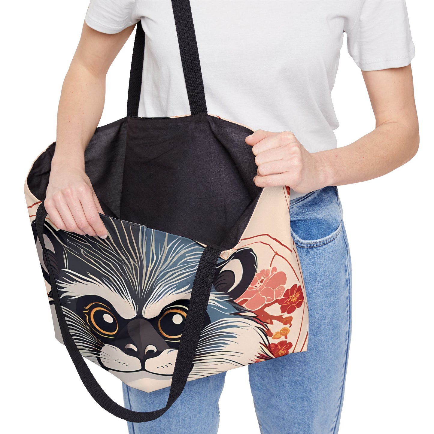 Cute Emperor Tamarin Tote Bag