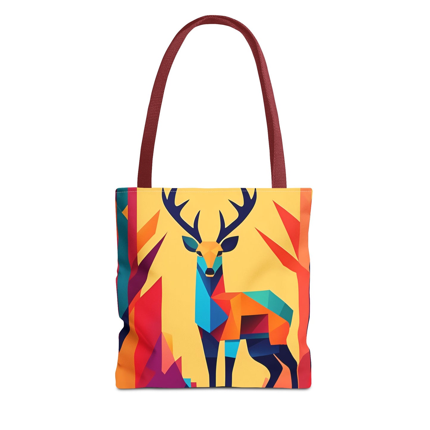 Geometric Deer Tote Bag