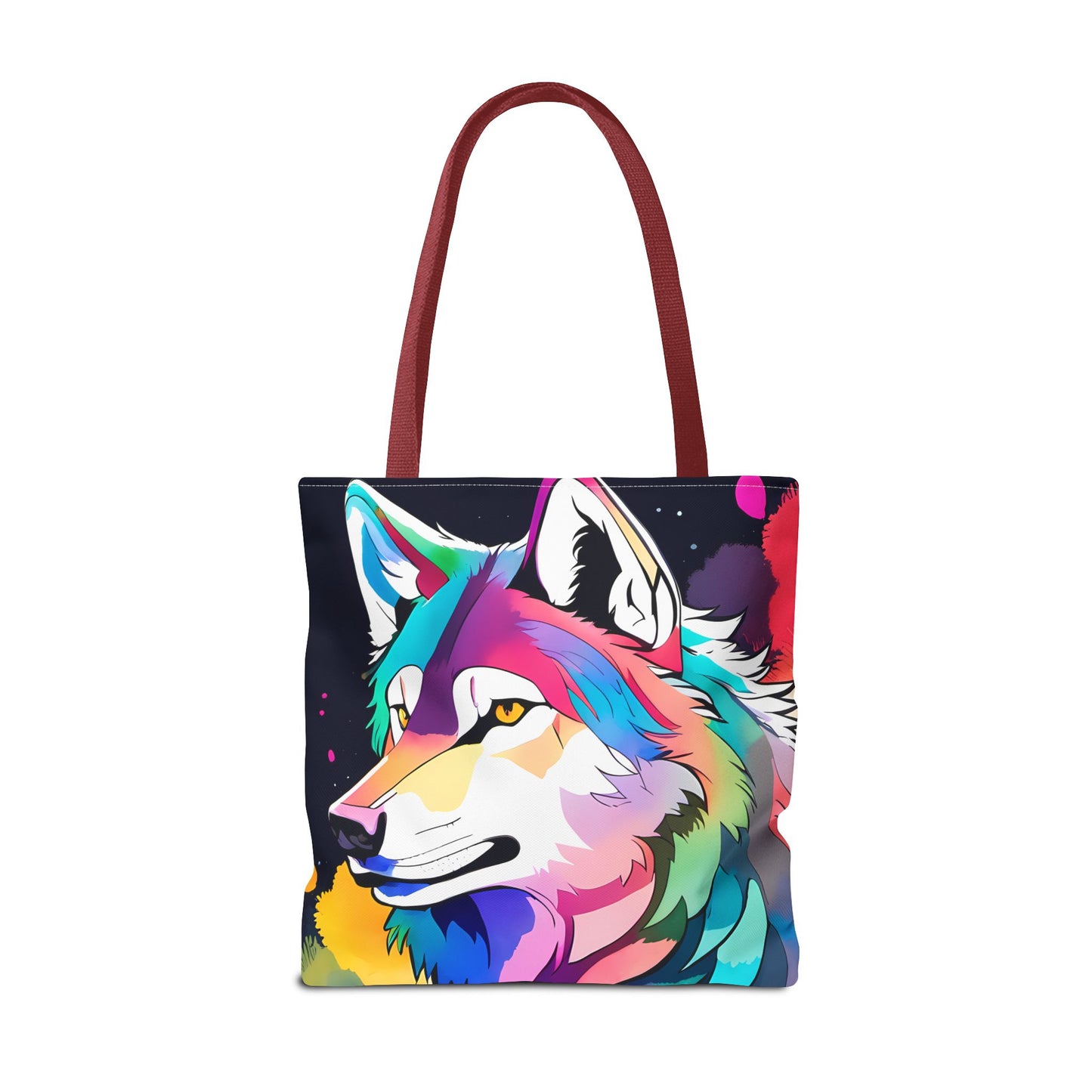 Cosmic Wolf Tote Bag