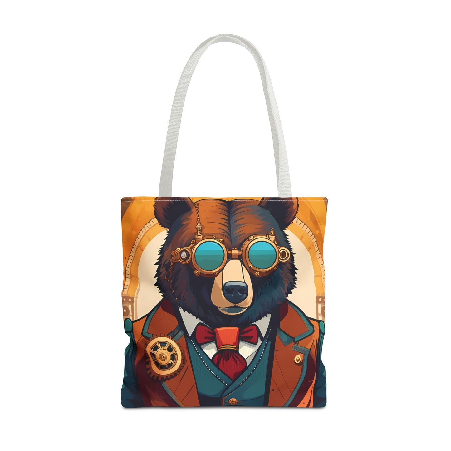 Steampunk Bear Tote Bag