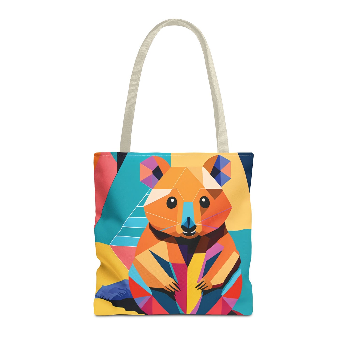 Geometric Quokka Tote Bag