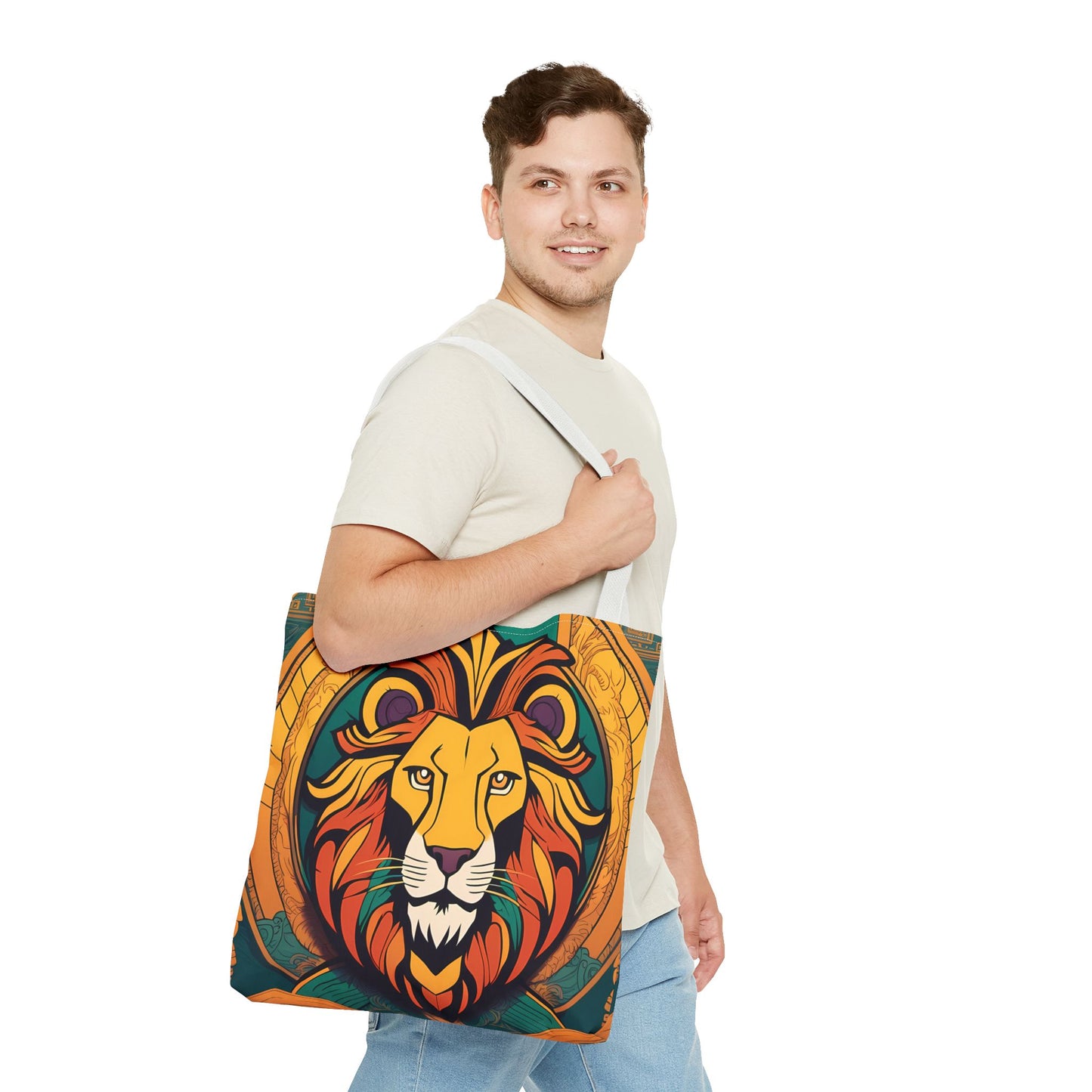 Regal Lion Art Tote Bag