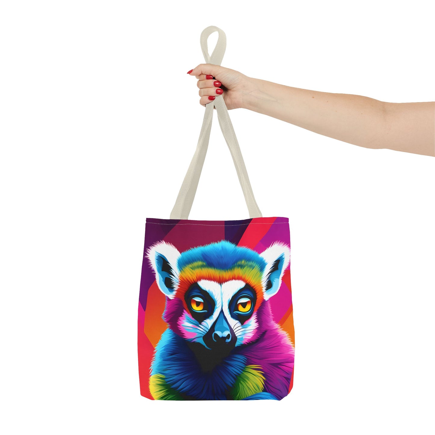 Psychedelic Lemur Tote Bag