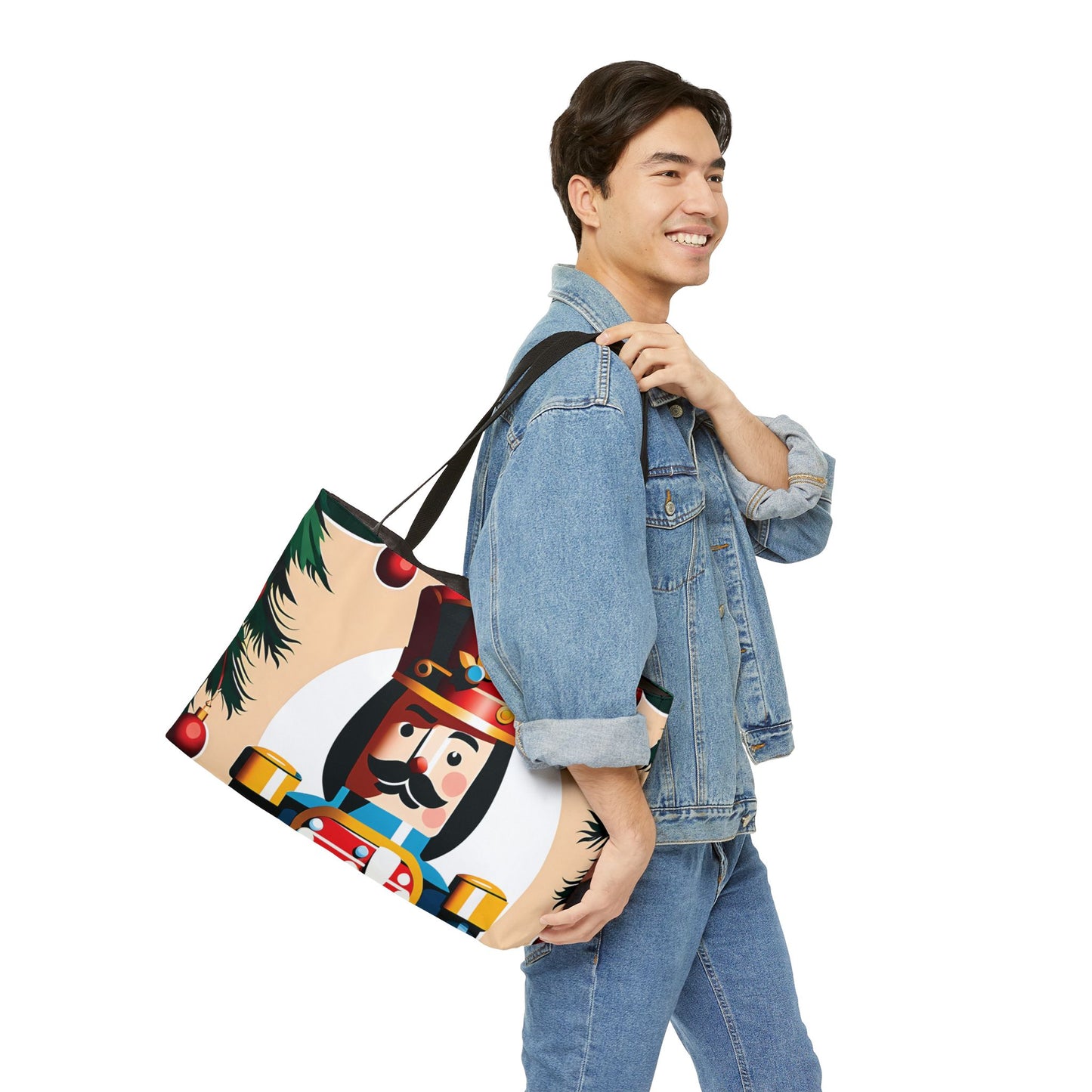 Christmas Nutcracker Soldier Tote Bag