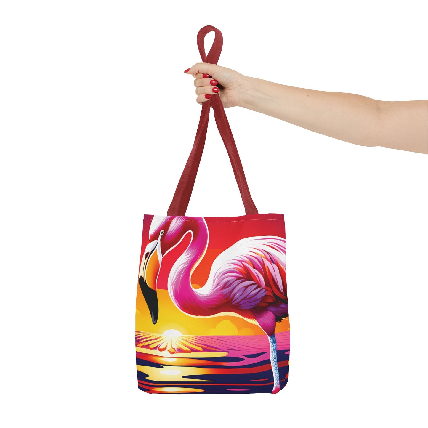 Sunset Flamingo Tote Bag