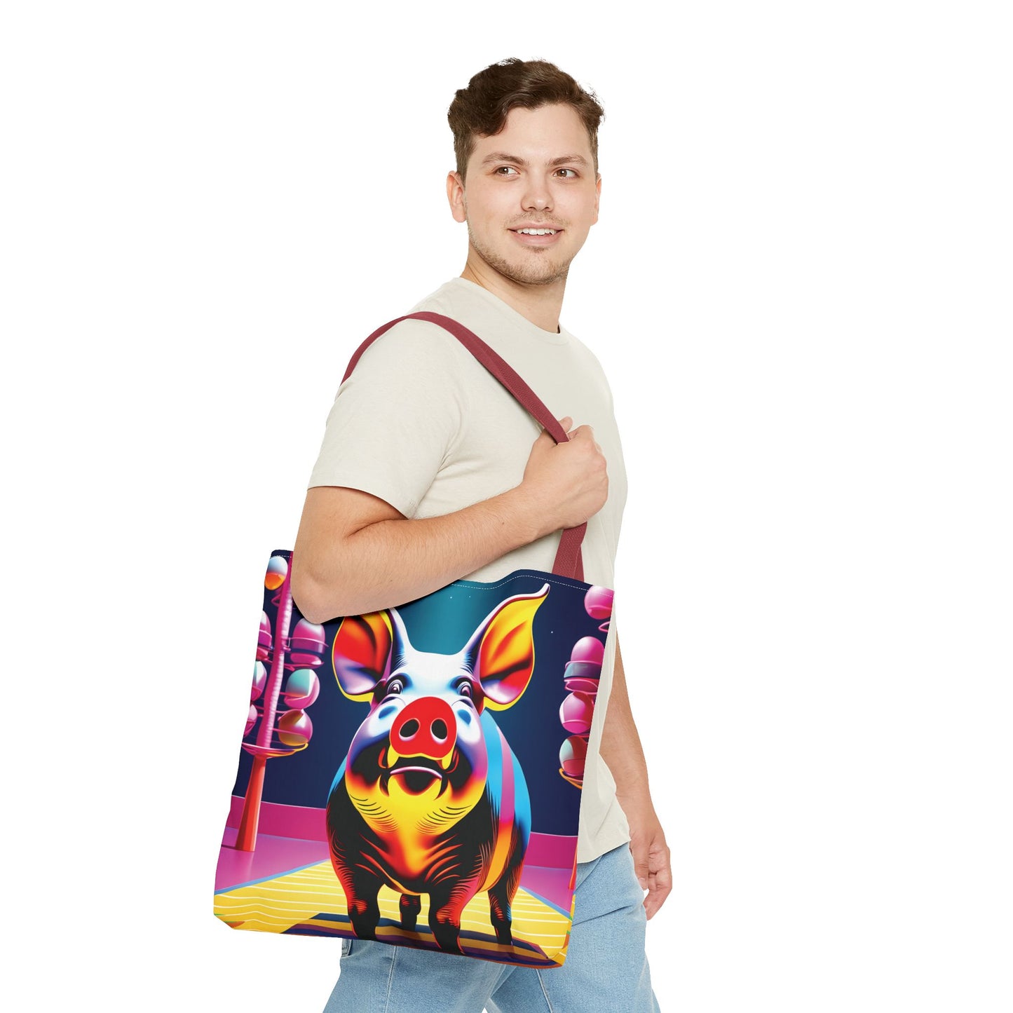 Pop Art Piggy Tote Bag