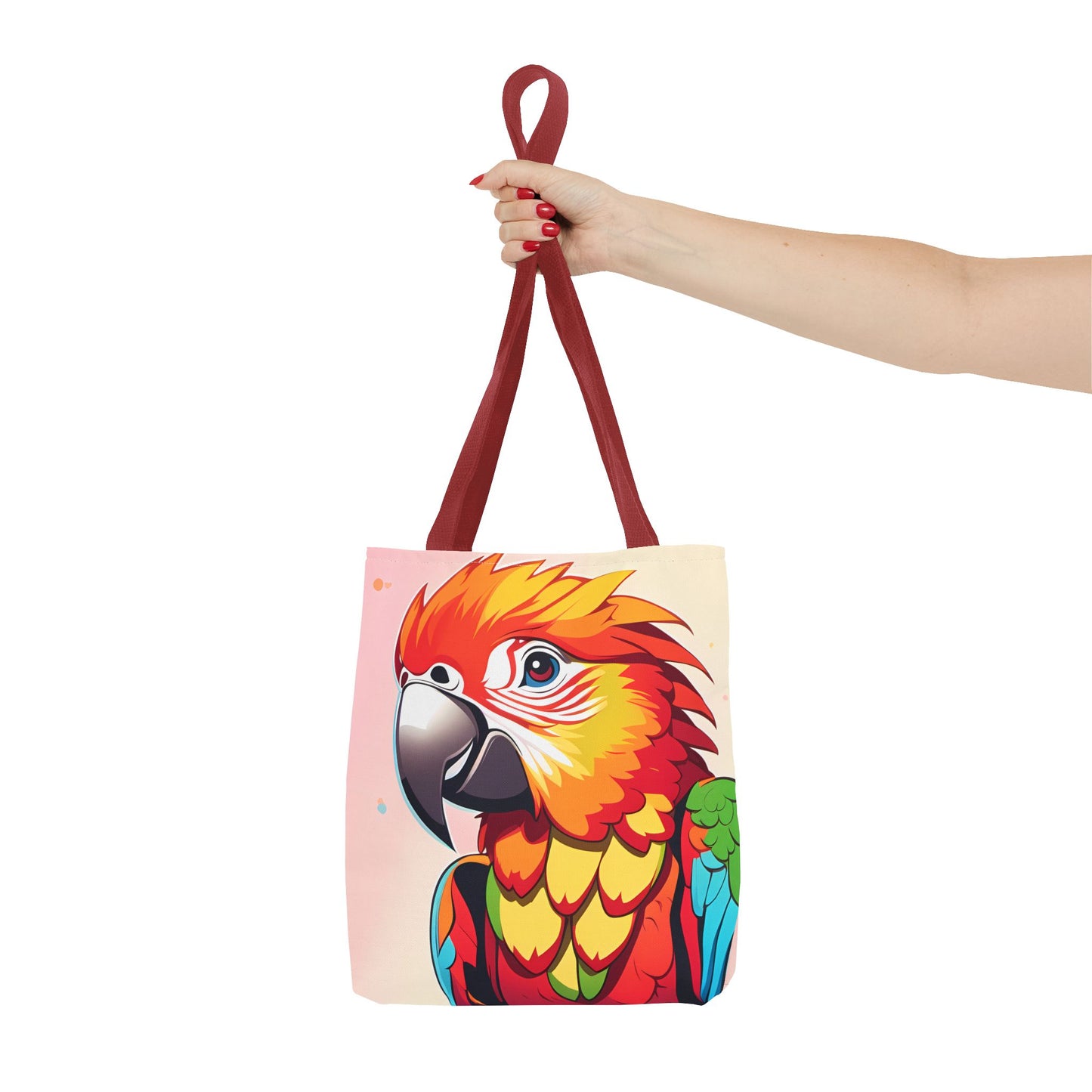 Pretty Parrot Print Tote Bag