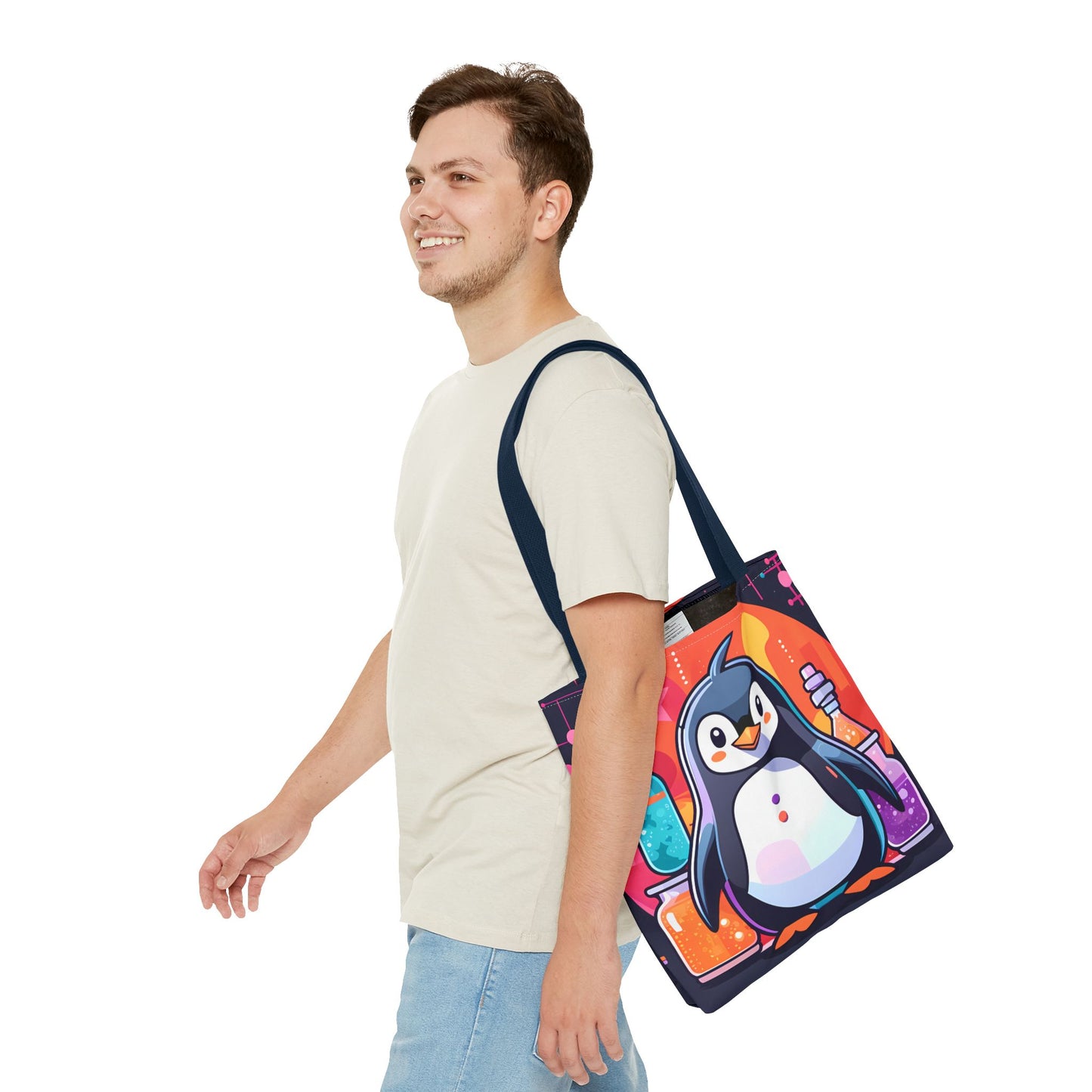 Science Penguin Tote Bag