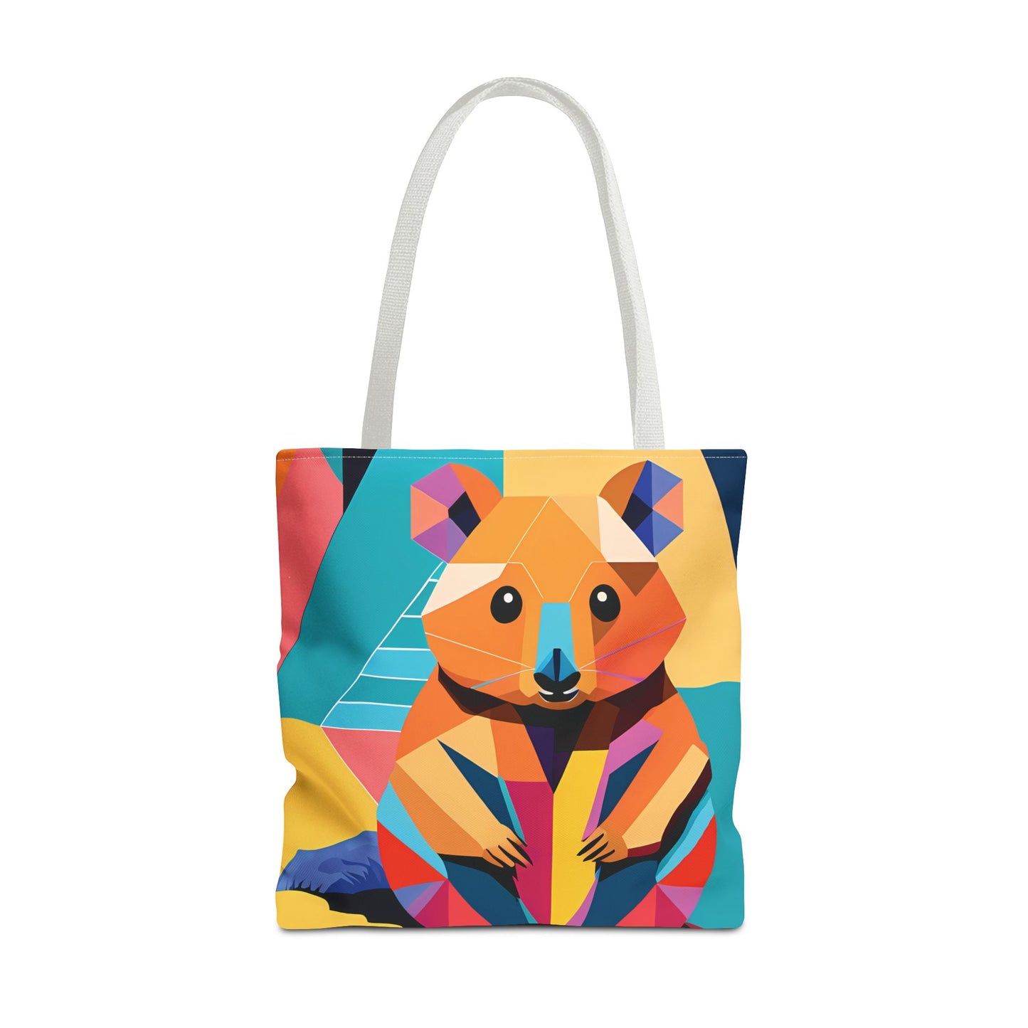 Geometric Quokka Tote Bag
