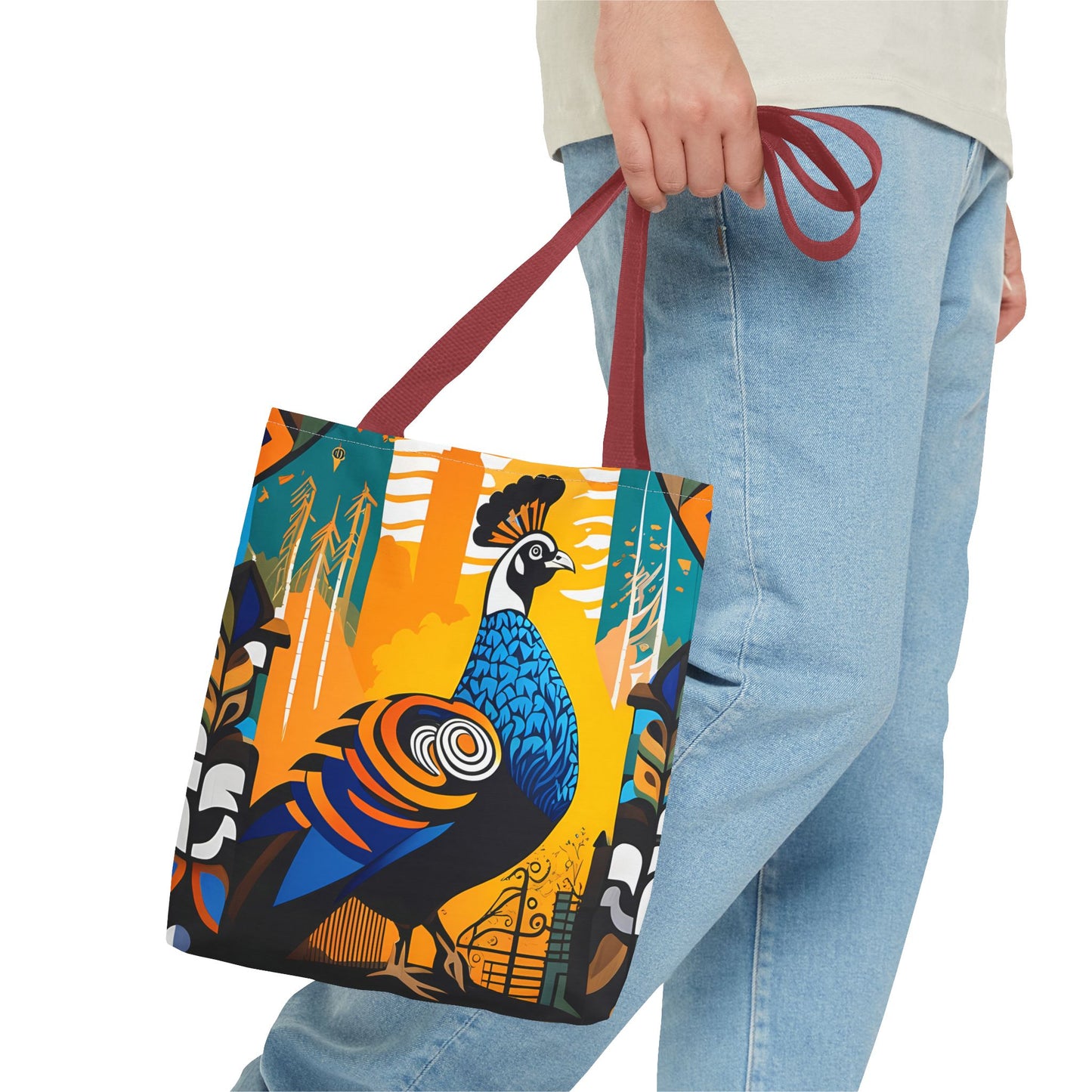Graffiti Guineafowl Tote Bag