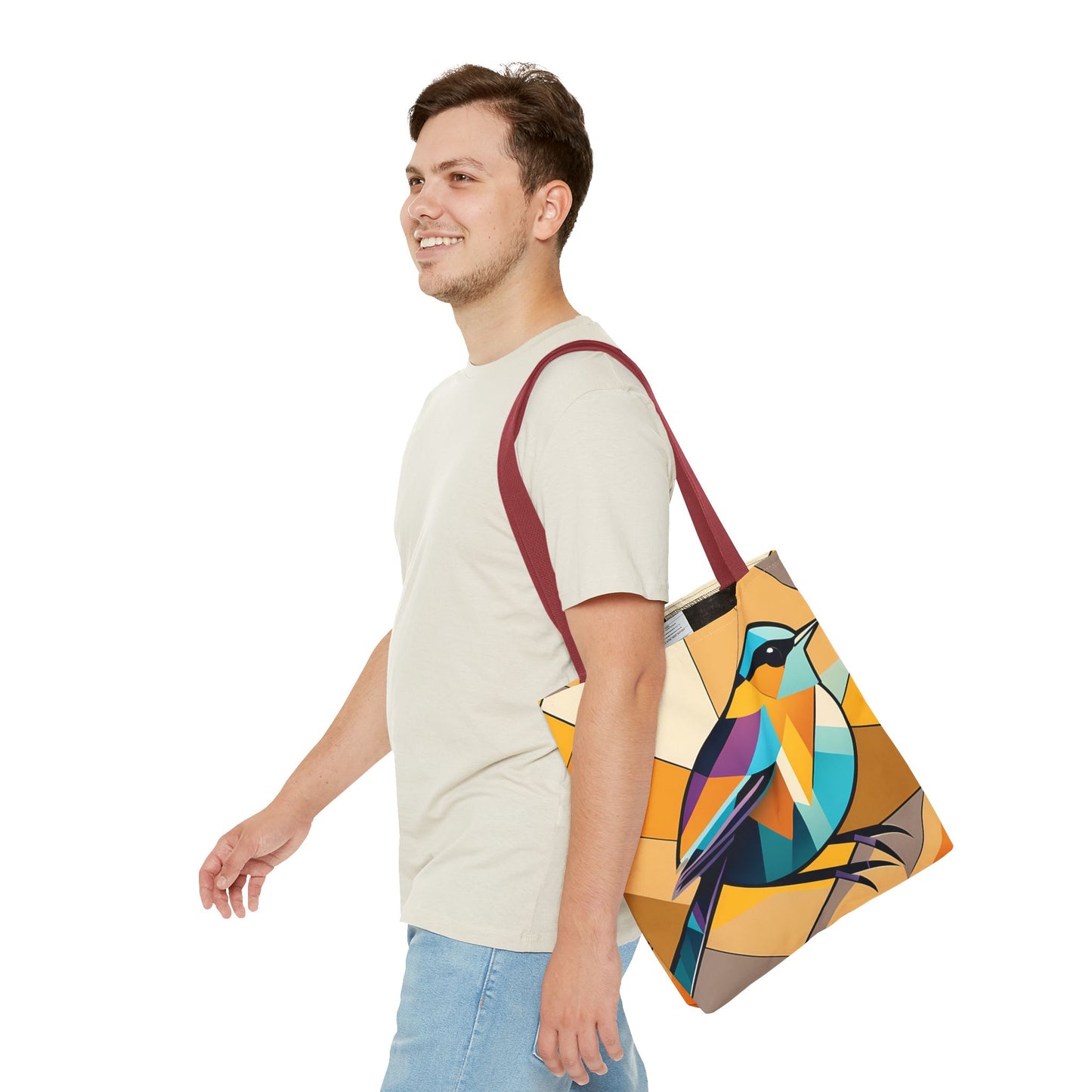 Geometric Wren Tote Bag
