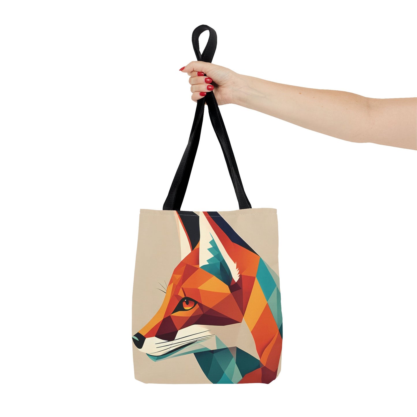 Geometric Fox Tote Bag