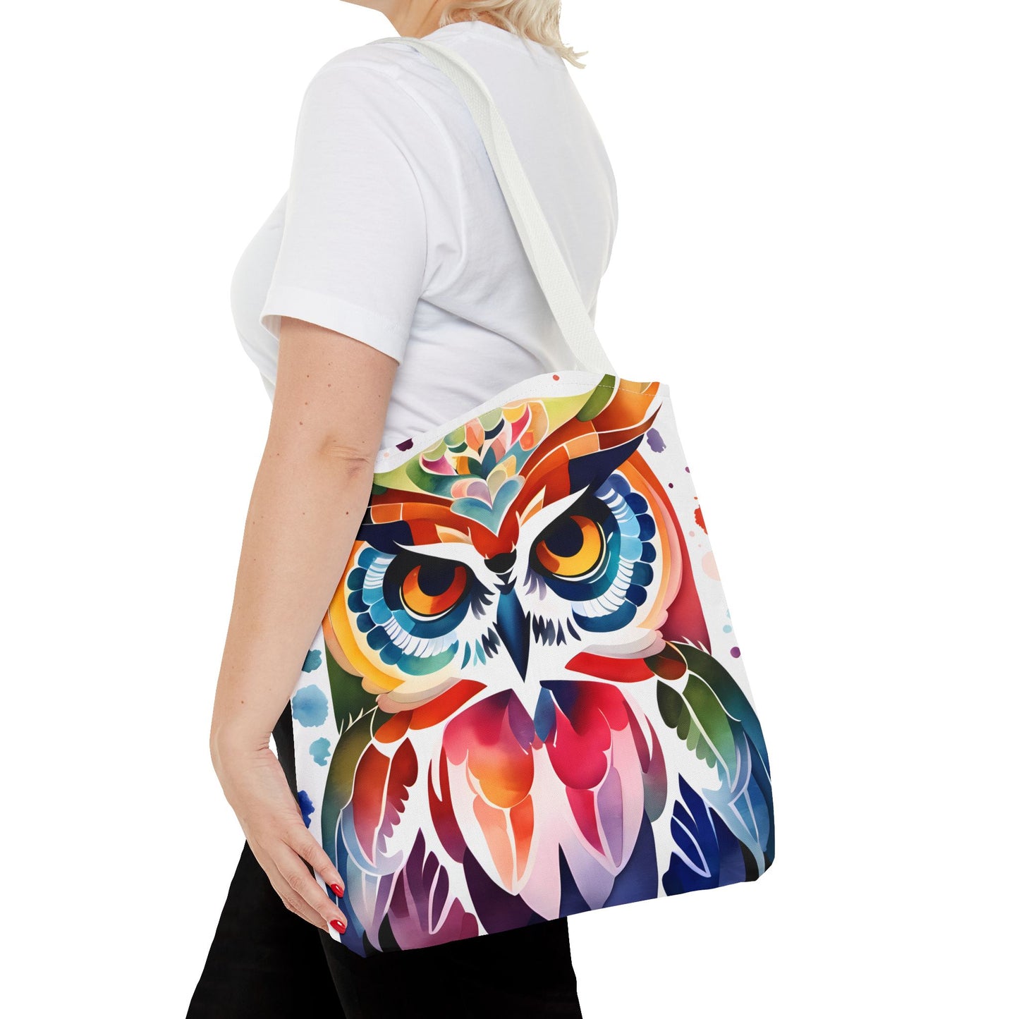 Artistic Owl Tote Bag