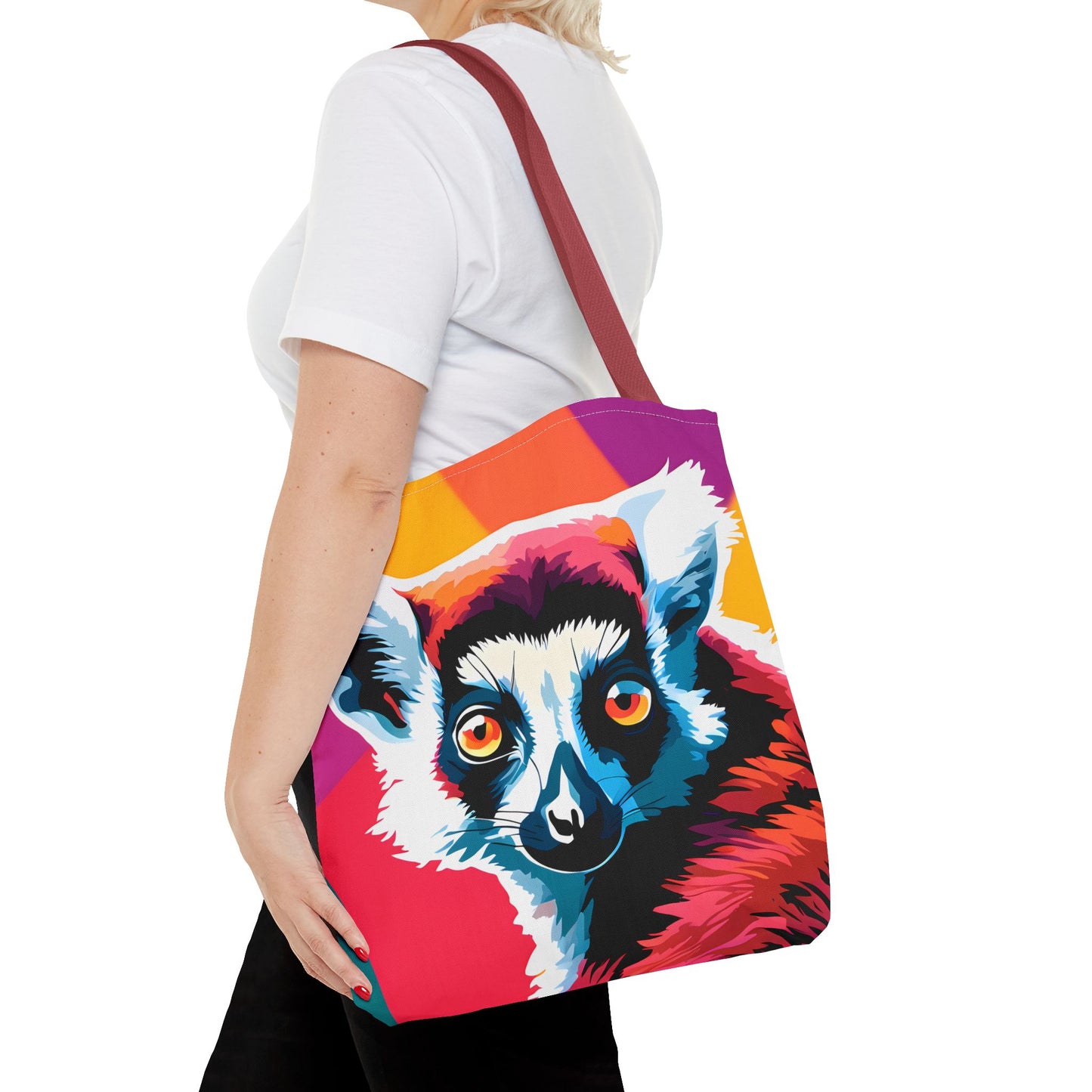 Vivid Lemur Tote Bag