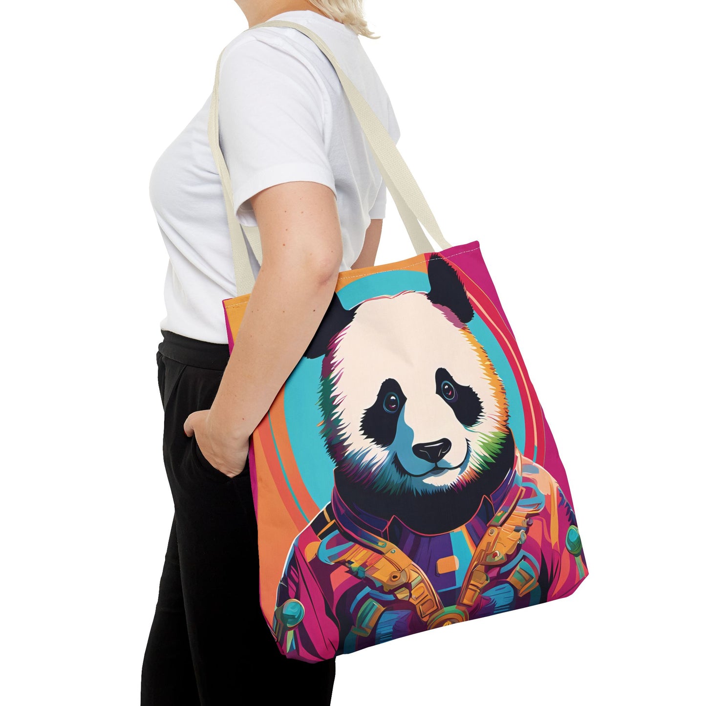 Cosmic Panda Tote Bag