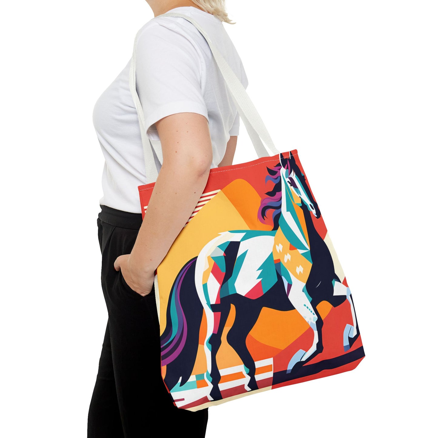 Retro Horse Tote Bag