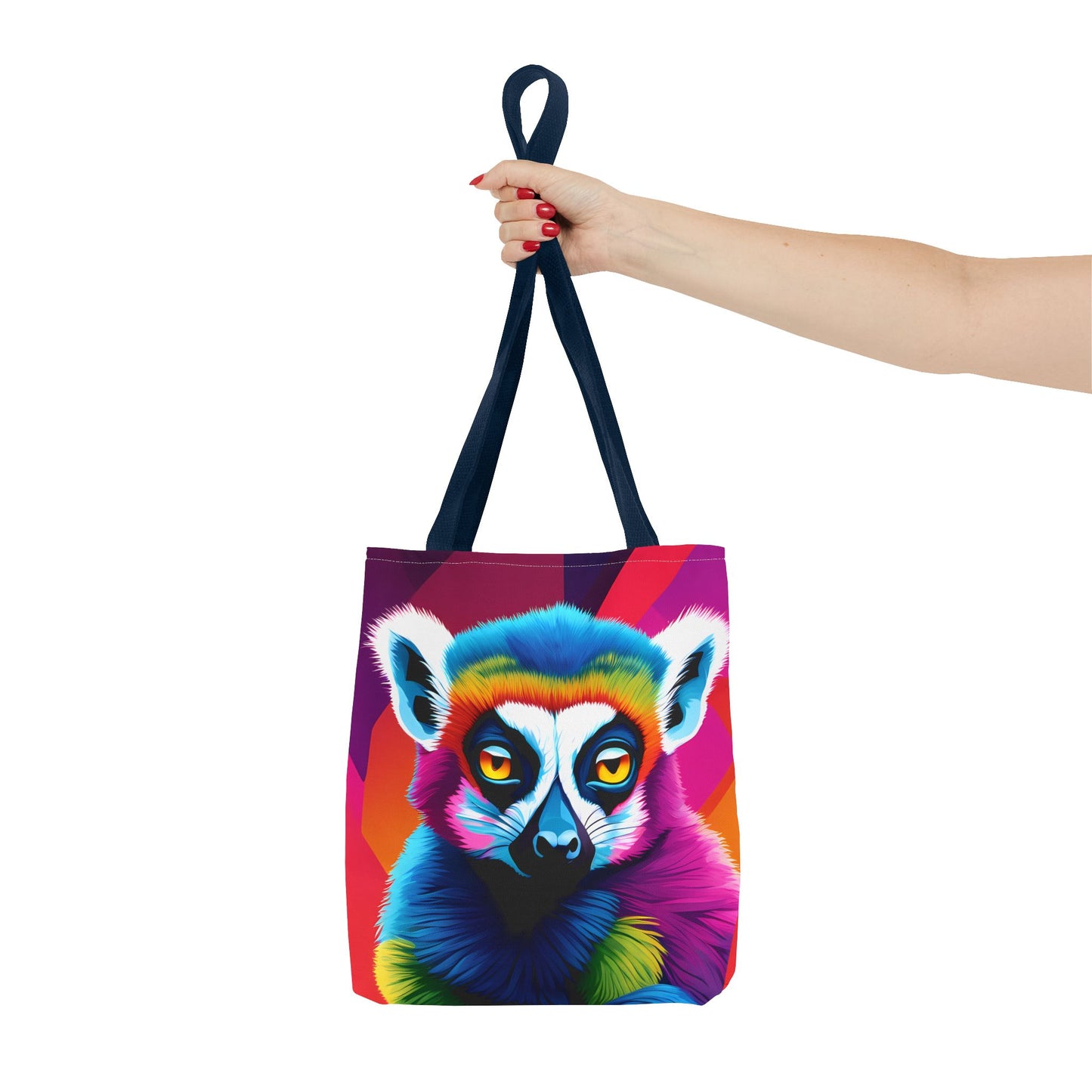 Psychedelic Lemur Tote Bag