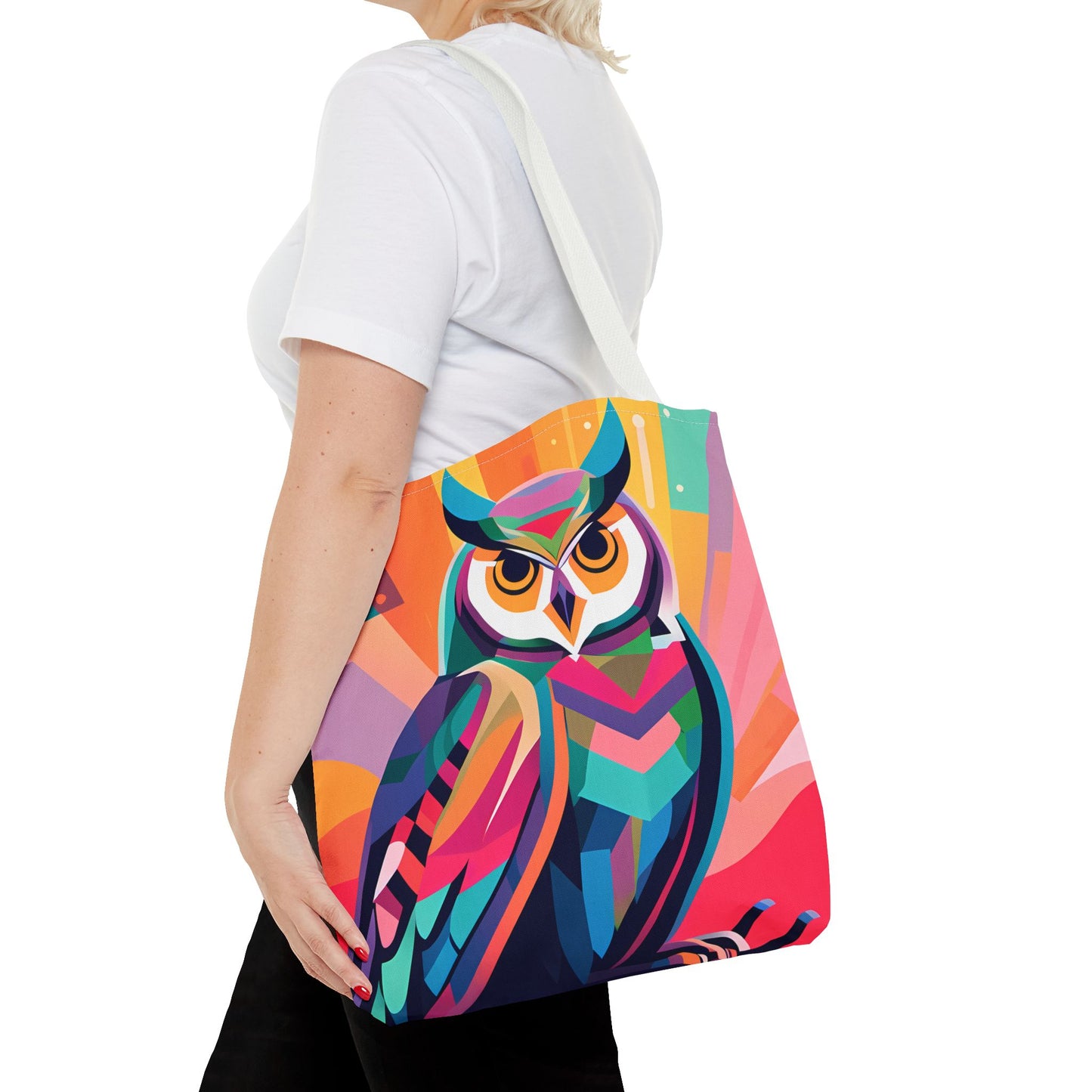 Abstract Owl Tote Bag