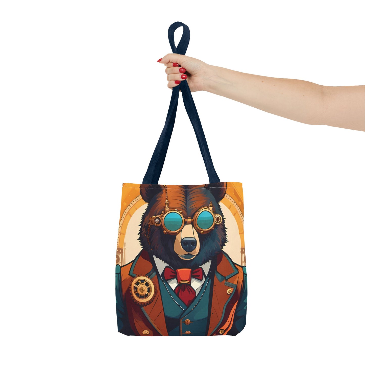 Steampunk Bear Tote Bag