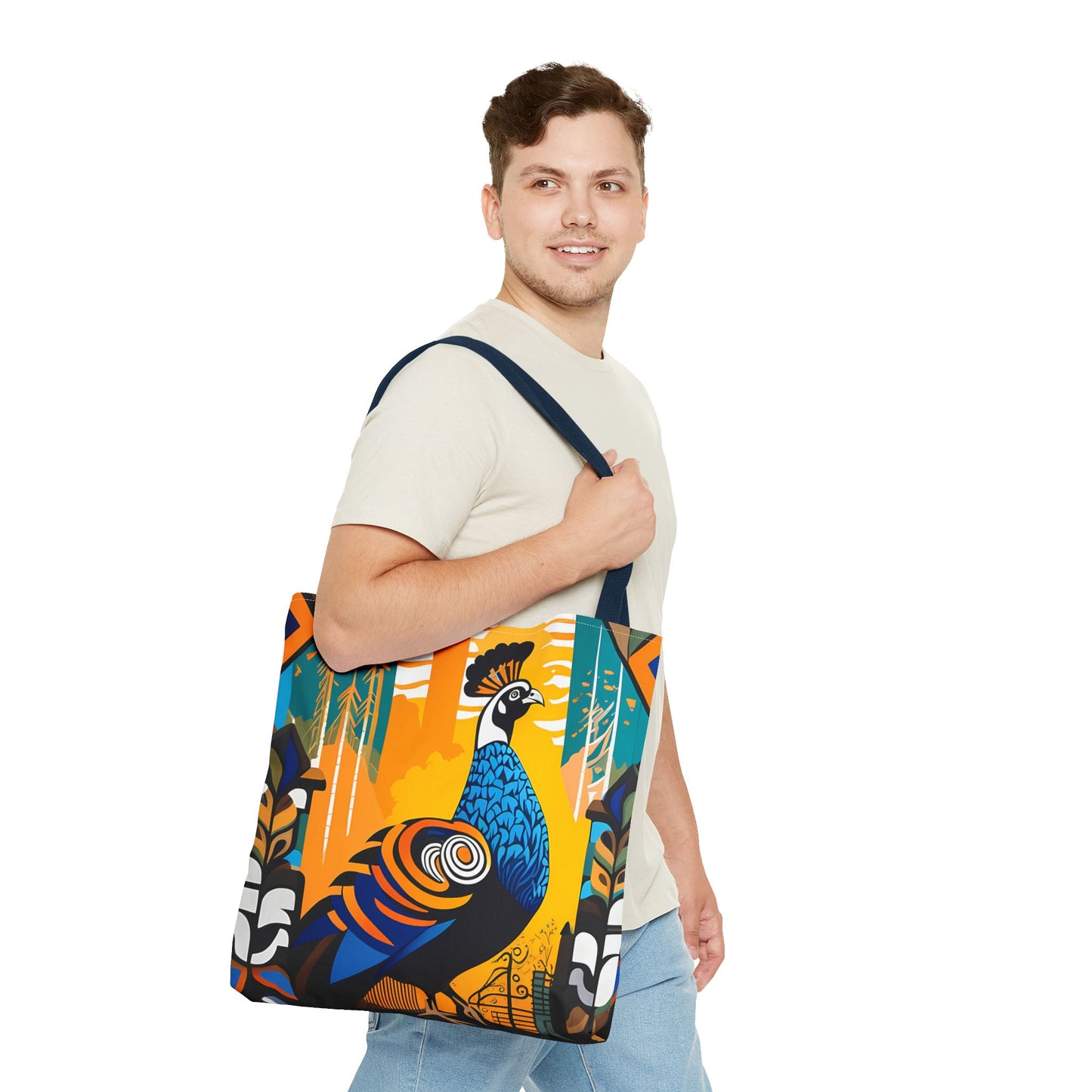 Graffiti Guineafowl Tote Bag