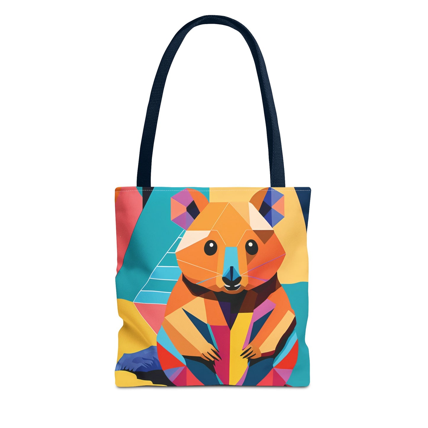 Geometric Quokka Tote Bag