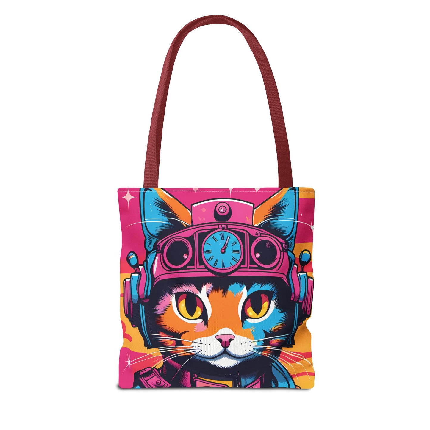 Futuristic Cat Tote Bag