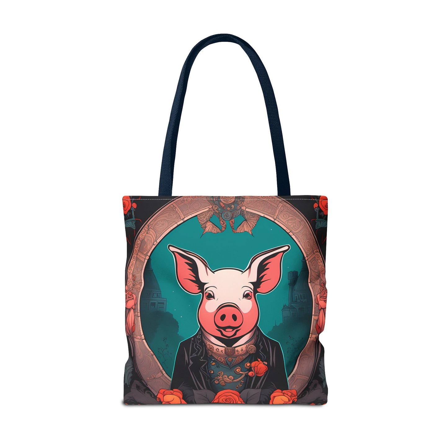 Charming Victorian Pig Tote Bag