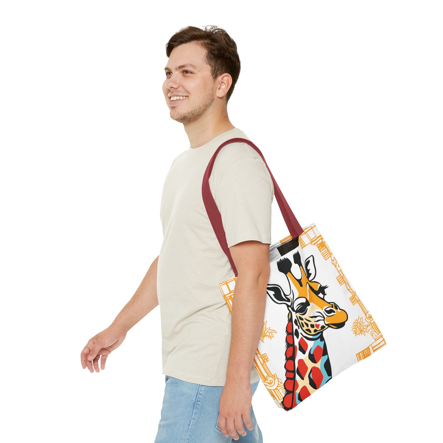Bamboo Giraffe Tote Bag