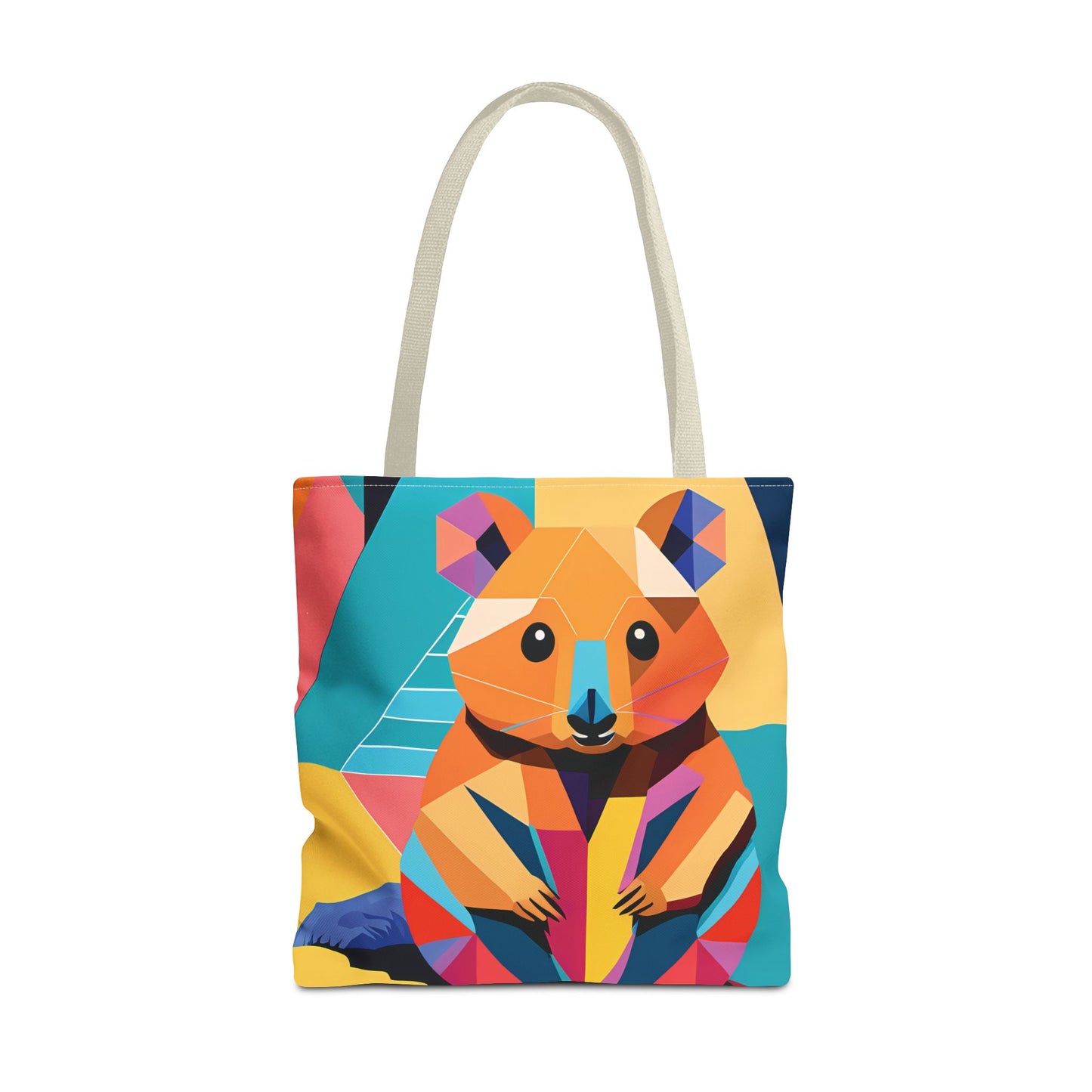 Geometric Quokka Tote Bag