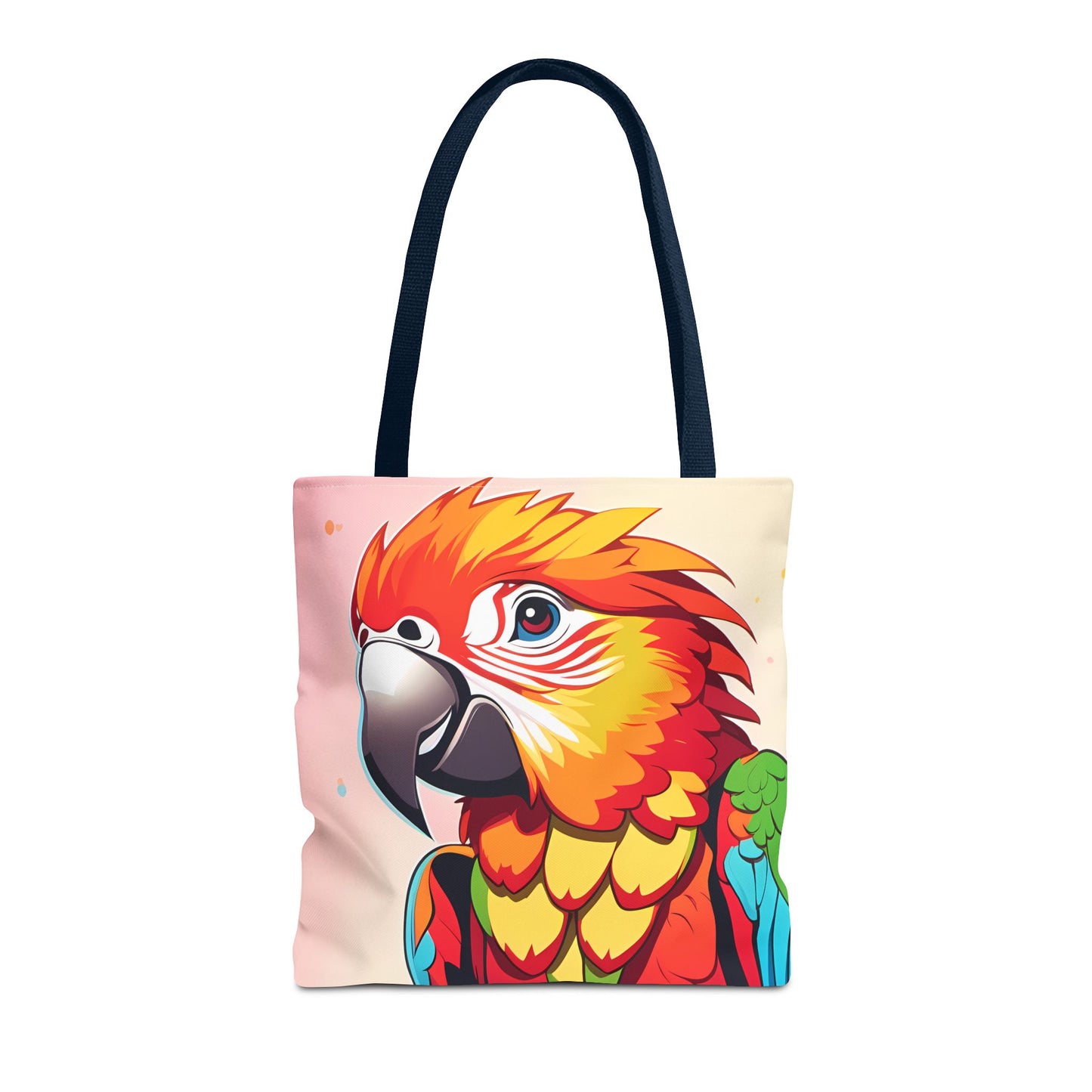 Pretty Parrot Print Tote Bag