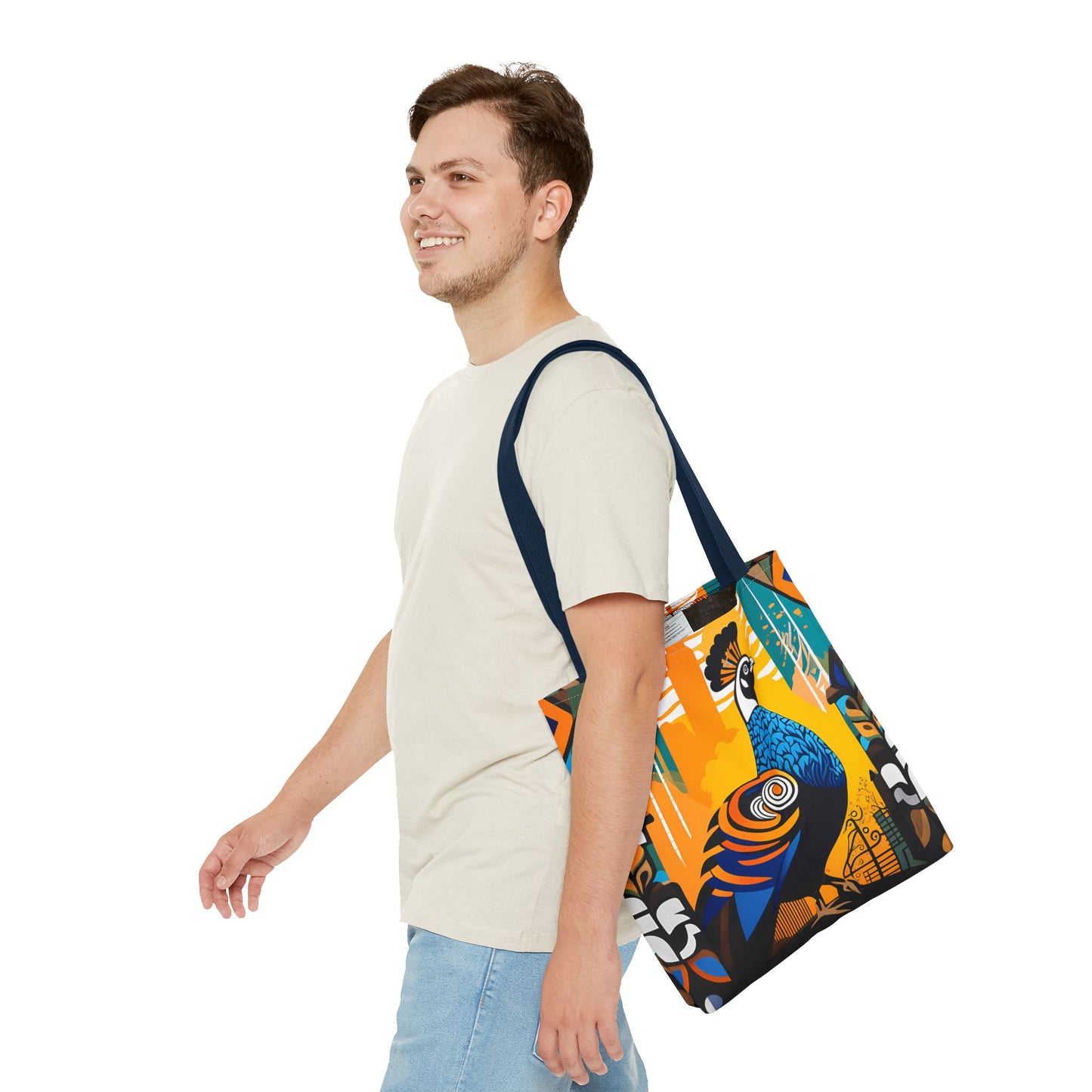 Graffiti Guineafowl Tote Bag