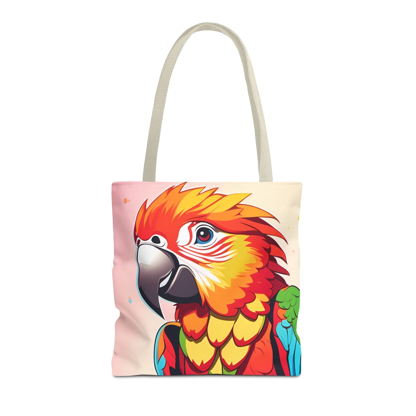 Pretty Parrot Print Tote Bag