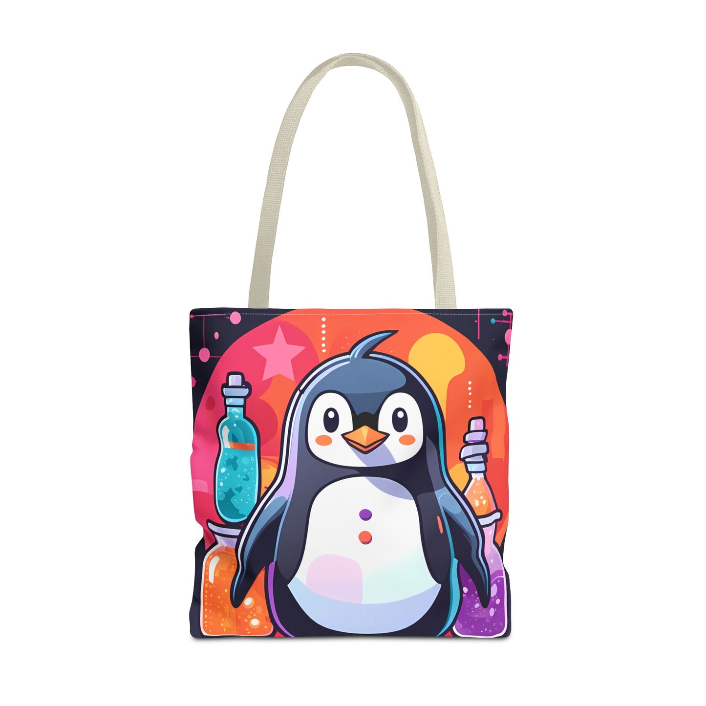 Science Penguin Tote Bag