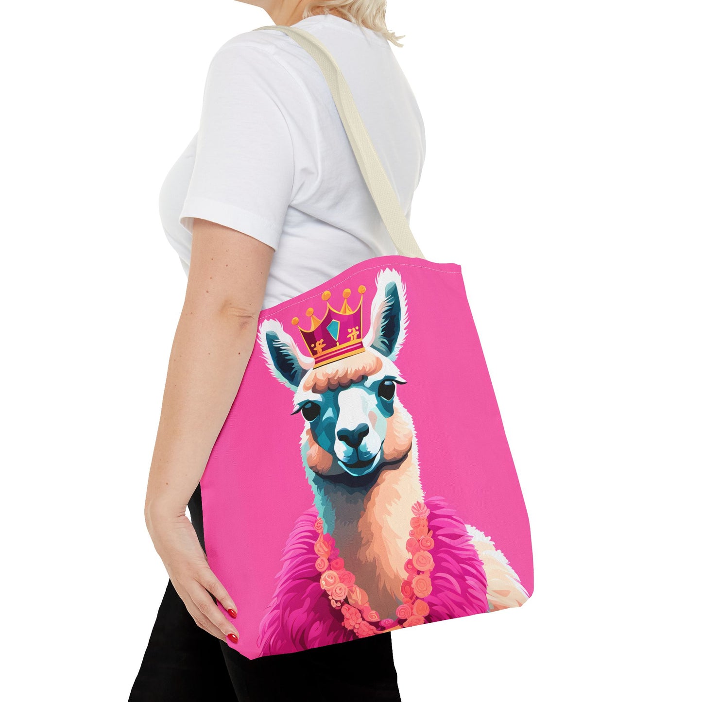 Princess Llama Tote Bag