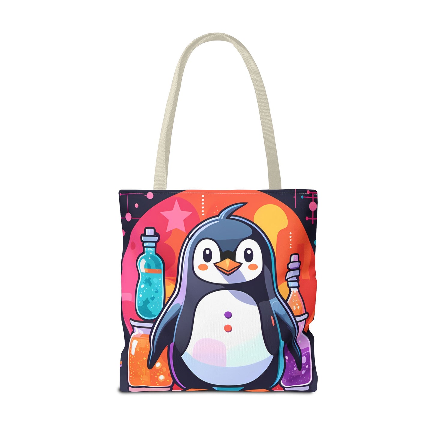 Science Penguin Tote Bag