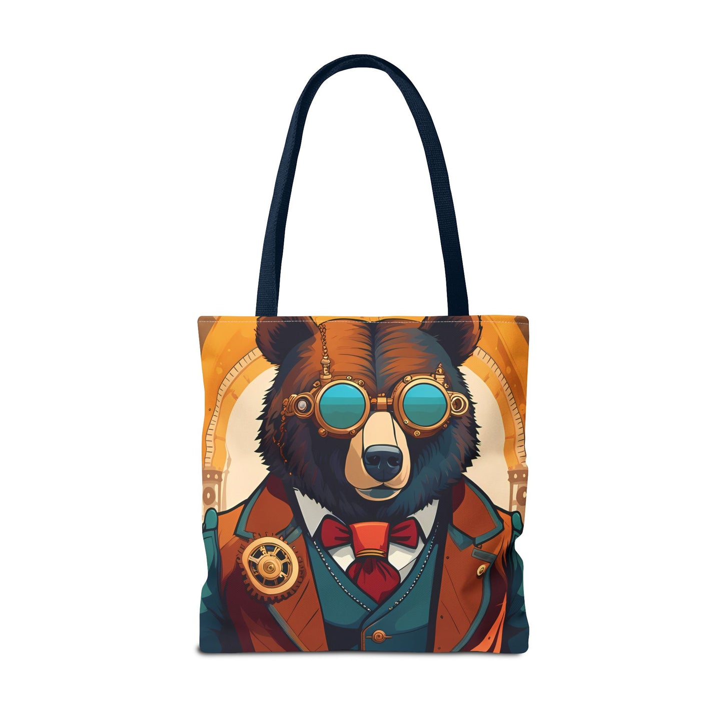 Steampunk Bear Tote Bag