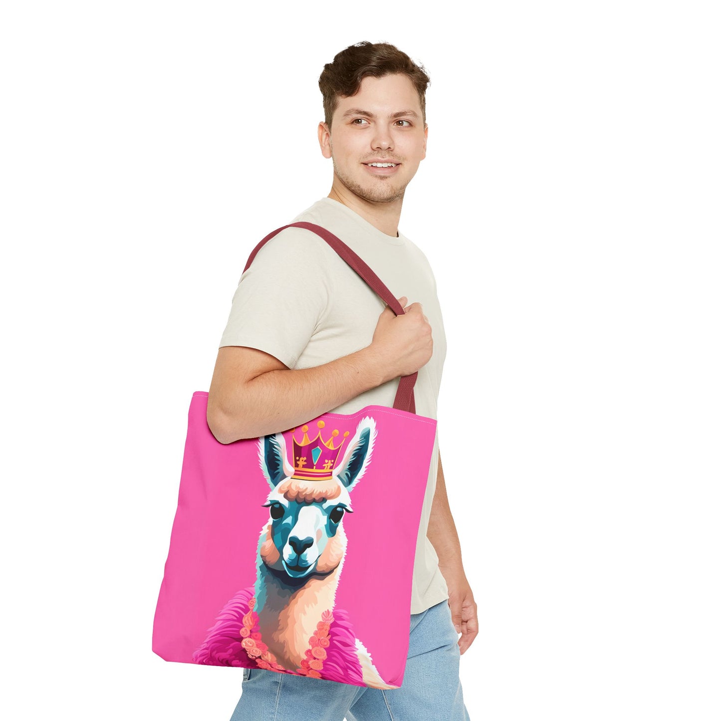 Princess Llama Tote Bag